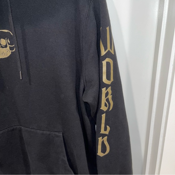 Dist-rict sweatshirt size L unisex black pullover hoodie long sleeve Zeuss world - Picture 6 of 7